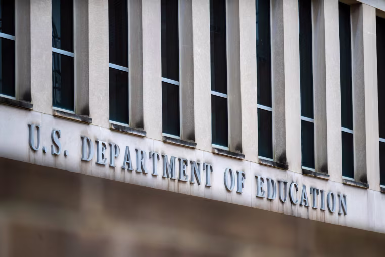 The Department of Education building in Washington, DC, March 24, 2025.