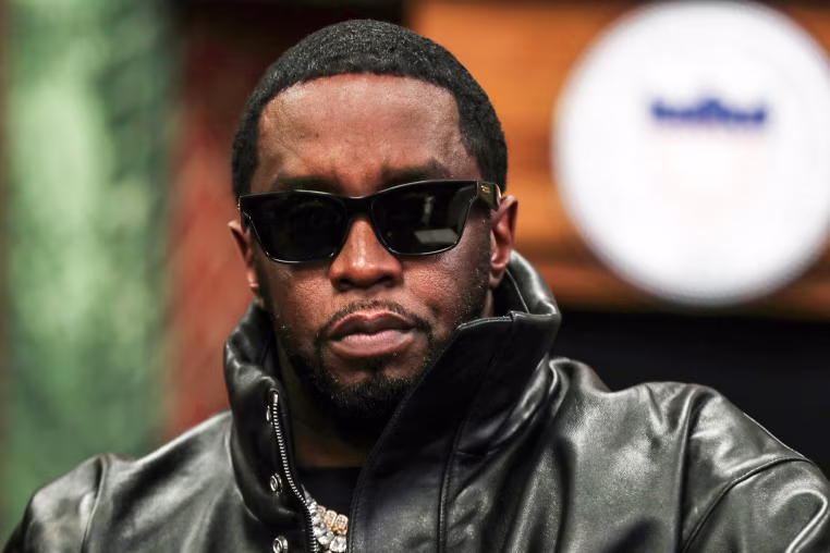 Sean Combs wearing sunglasses