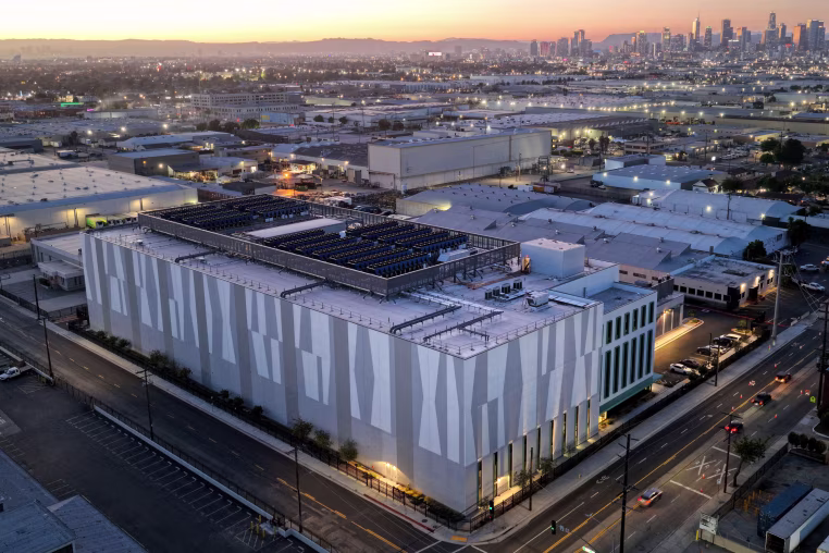 A data center in Vernon, Calif.