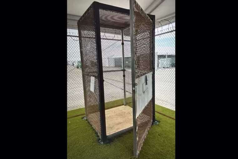 Some immigrant detainees held at Florida’s now-shuttered “Alligator Alcatraz” were confined for up to two hours inside outdoor cages only slightly larger than a telephone booth, according to a new report by the Department of Homeland Security’s inspector general.
