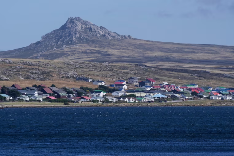 A view of Argentina's Falklands.