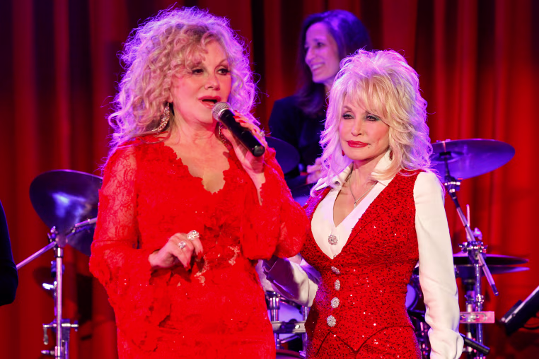 Stella Parton and Dolly Parton.