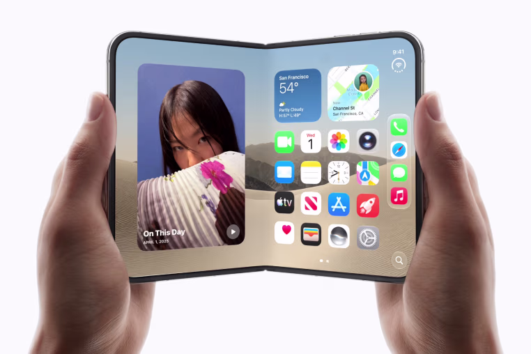 iPhone Duo features the largest display ever on iPhone, alongside a reimagined iOS experience.