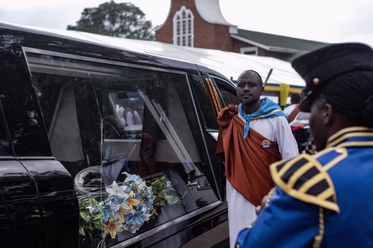 UGANDA-ROYALS-POLITICS-ARMY-FUNERAL