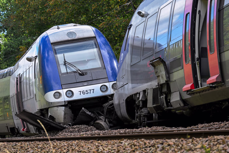 Train derailment.
