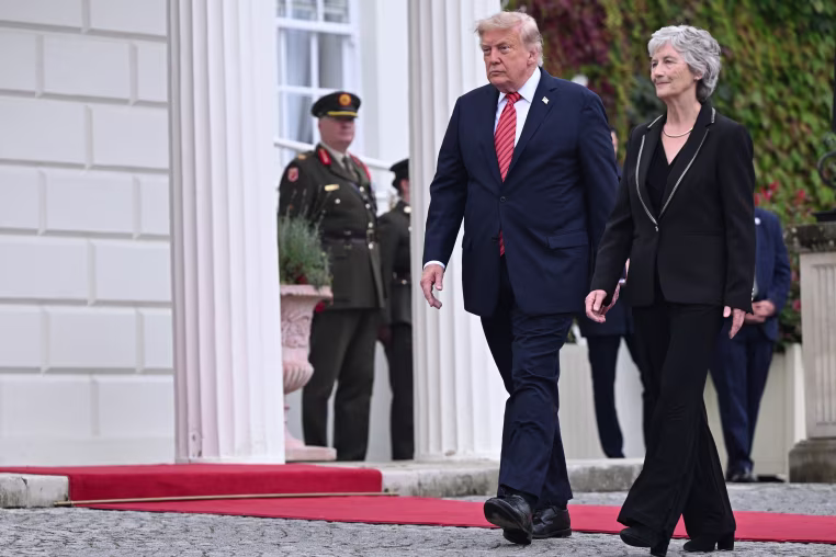 U.S. President Trump in Dublin