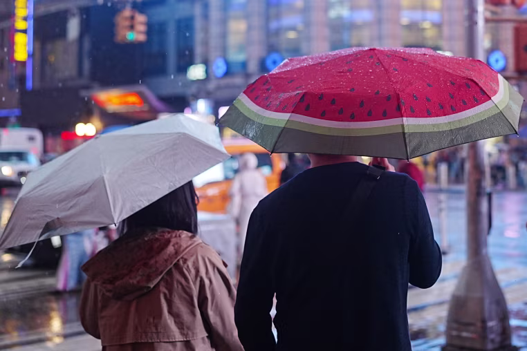 Rainy day in New York City