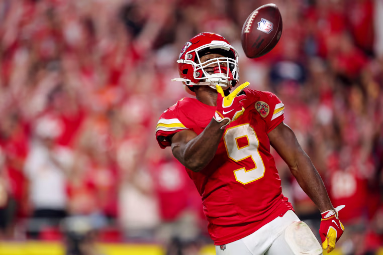 Kenneth Walker III #9 of the Kansas City Chiefs.