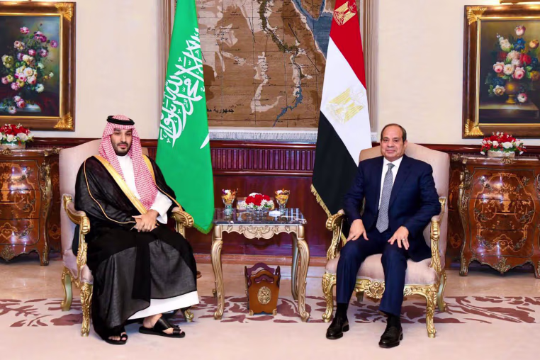 Saudi Crown Prince Mohammed bin Salman in Egypt