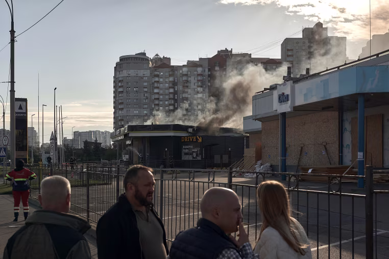 Aerial Attack On Kyiv