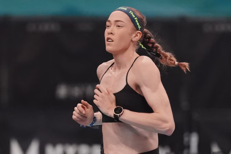 Joanna Wietrzyk competes in HYROX Beijing