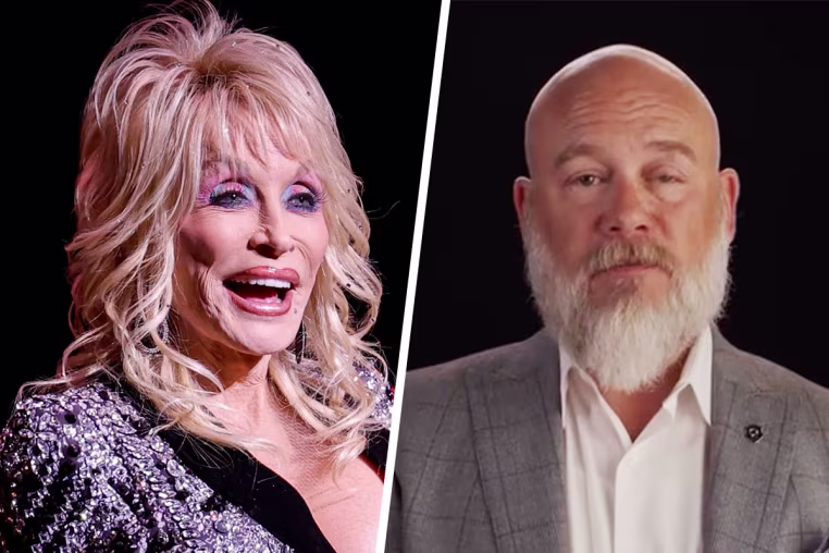 Dolly Parton and her nephew Bryan Seaver. 
