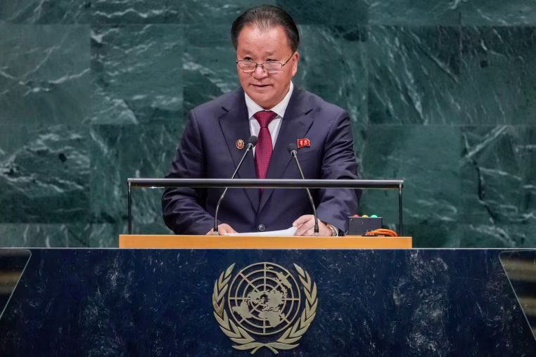 North Korea's Vice Minister of Foreign Affairs Kim Son Gyong.