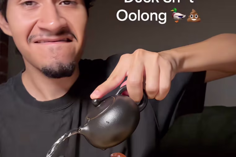 Omar Hernandez-Tena enjoys his tea.