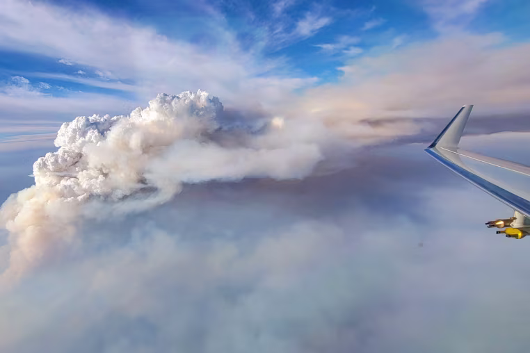 The Border 2 Fire as seen from the NCAR GV during RF08.
