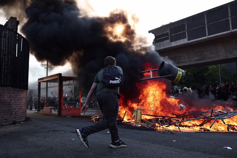 The protests started in the Ile-de-France region around Paris but have now spread to other cities nationwide. 