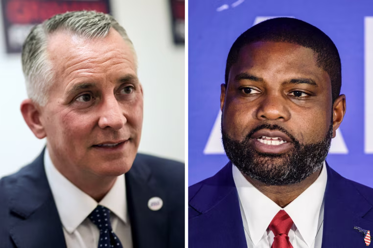 A diptych image of David Jolly and Byron Donalds