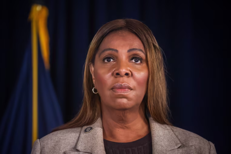 Letitia James, New York's attorney general.