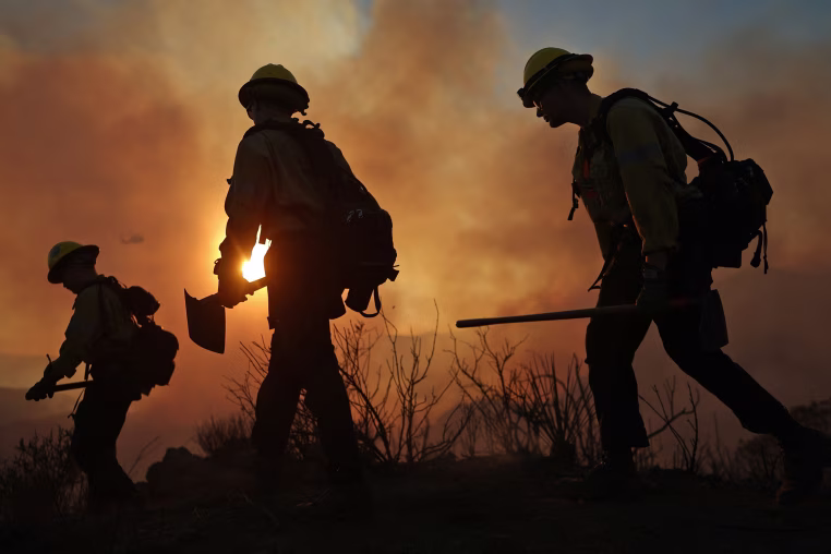 Bryson Fire in Malibu, CA