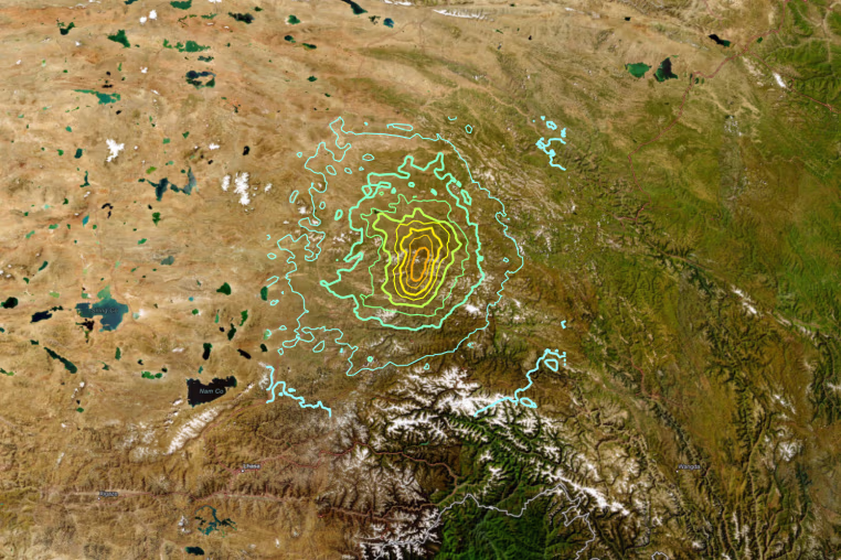 A magnitude 7 earthquake hit China’s Tibet region on Thursday evening