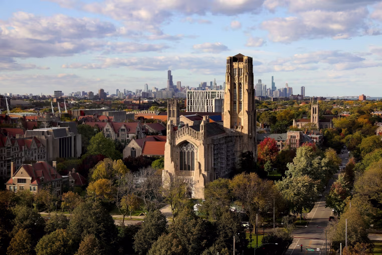 The University of Chicago in Illinois on Oct. 19, 2025. 