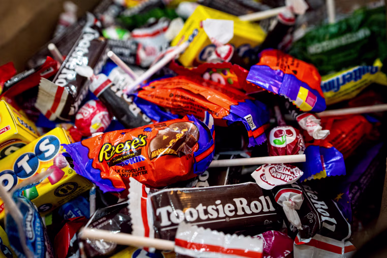Halloween candy.