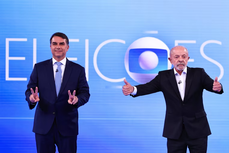 Flavio Bolsonaro And Lula Da Silva Face In Debate Ahead Tight Runoff