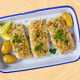 Baked cod fillets with potatoes