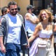 Image: Jennifer Lopez and Ben Affleck at Universal Studios Hollywood, on July 2, 2021.