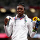 Image: Athletics - Women's 200m - Medal Ceremony