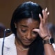 Olympic gymnast Simone Biles testifies during a Senate Judiciary hearing about the Inspector General's report on the FBI handling of the Larry Nassar on Sept. 15, 2021.