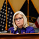 Rep. Liz Cheney, R-Wyo., speaks before a vote on Capitol Hill on Oct. 19, 2021.