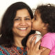 Jaya Iyer, founder of Svaha USA with her daughter.