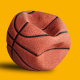 Photo Illustration: A deflateed basketball