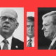 Image: Governors Larry Hogan of Maryland, left, and Charlie Baker of Massachusetts are a dwindling breed: Moderate Republican governors who were a contrast to Trump and willing to criticize him.