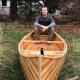 Noah in his canoe.