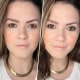 Before and after image of Casey DelBasso wearing L'Or?al Paris Makeup Telescopic Original Lengthening Mascara