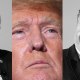 Photo triptych with David McKinley, Donald Trump and Alex Mooney.