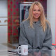 Actress and author Pamela Anderson on the set of "Morning Joe."