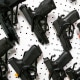 Guns are displayed at Shore Shot Pistol Range gun shop in Lakewood Township, N.J., on March 19, 2020.