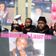 Family and friends of Lauren Smith-Fields gathered for a protest march in her memory in Bridgeport, Conn., on Jan. 23, 2022.