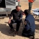 Lost hiker rescued by San Diego County Sheriff personnel.