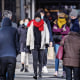 Pedestrians in New York on Jan. 11, 2022.