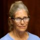 Leslie Van Houten waits for the start of her parole board hearing at the California Institution for Women in Corona, Calif., on Sept. 6, 2017.
