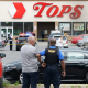 Buffalo Police on scene of the shooting at Tops Friendly Market