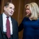 Reps. Jerrold Nadler, D-N.Y., and Carolyn Maloney, D-N.Y., talk at the Capitol on Jan. 11, 2019.