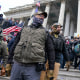 Image: Members of the Oath Keepers on the East Front of the Capitol on Jan. 6, 2021.