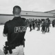 Local police assigned to security at a school in far south Texas.