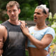 From left, Matt Rogers, Zane Phillips and Tomas Matos in 'Fire Island'.