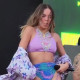 Belinda bailando en Machaca 2022 en Monterrey, junio 2022